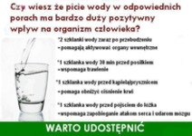 Picie wody w odpowiednich porach ma wpływ na funkcjonowanie Twojego organizmu... WARTO WIEDZIEĆ!