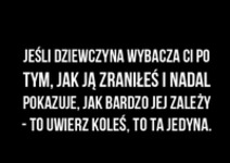 Jeśli dziewczyna wybacza Ci...