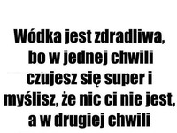 Zdradliwa wódka