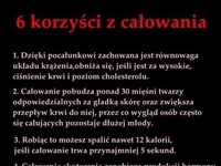 6 korzyści całowania, ostatnie najlepsze