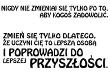 Nigdy nie zmieniaj się