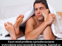 Facet miała problem z przedwczesnym wytryskiem..... SZALONE ZAKOŃCZENIE haha ;D