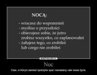 NOC... to czas, w którym...