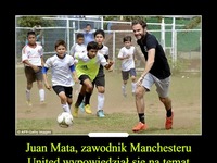 Juan Mata, zawodnik Manchesteru United wypowiedział się na temat szkolenia młodzików...