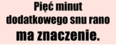 Liczy się każda minuta