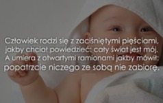 Człowiek rodzi się i umiera.... ;(