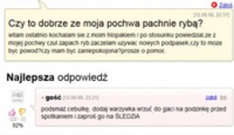 Jej pochwa pachnie rybą... Zobacz co jej doradzili!