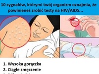 10 sygnałów, którymi Twój organizm oznajmia, że powinnaś zrobić testy na HIV/AIDS