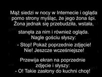 Mąż siedzi w nocy w internecie i ogląda...  Ta kobieta wymiata, MOCNE! ;D