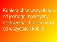 Kobieta chce wszystkiego