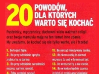 20 powodów dla których warto się kochać! ;)