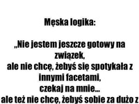 Męska logika jest niekiedy nie do ogarnięcia… Niestety taką minę mam coraz częściej