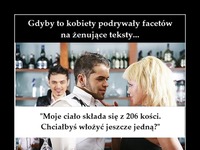 Gdyby to kobiety podrywały facetów na żenujące teksty... Zobacz przykłady, haha