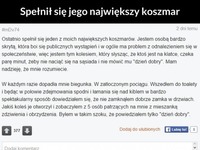 Spełnił się jego największy koszmar