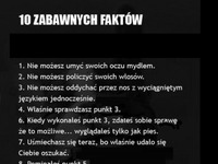 Sprawdź koniecznie 10 ZABAWNYCH FAKTÓW, które Cię ZASKOCZĄ! UWAŻAJ ;P