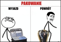 Wyjazd, przed i po