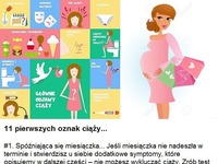 11 pierwszych objawów ciąży!