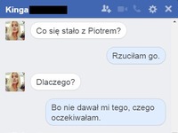 Rzuciłam Piotra...