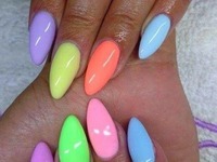Kolorowe paznokcie- super ♥