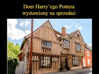 Dom Harry'ego Pottera wystawiony na sprzedaż!