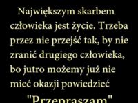 Słowo przepraszam