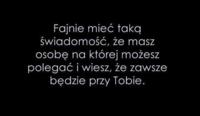 Fajnie mieć taką świadomość