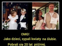 WOW jako DZIECI, sypali kwiaty na ŚLUBIE a 20 lat później...! Niezwykła historia