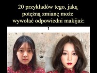 20 przykładów tego, jaką potężną zmianę może wywołać odpowiedni makijaż!