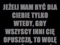 Jeżeli mam być