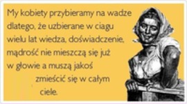 My kobiety przybieramy na wadze...