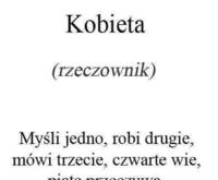 Kobieta jako rzeczownik