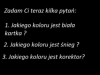 Szybki test na inteligencje, ja się nabrałam, a Wy? ;)