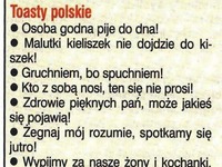 Toasty polskie. Haha nie znam wszystkich... DOBRE! XD