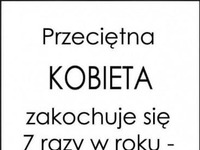 Przeciętna kobieta zakochuje...