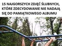 15 najgorszych zdjęć ślubnych, które zdecydowanie nie nadają się do pamiątkowego albumu