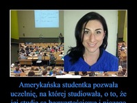 Amerykańska studentka dostała odszkodowanie, bo pozwała uczelnie za bezwartościowe lekcje!