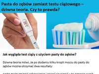 Pasta do zębów zamiast testu ciążowego - dziwna teoria... Czy to prawda?