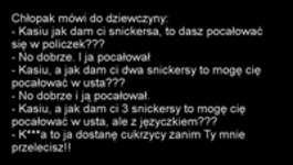 Chłopak mówi do dziewczyny... :D