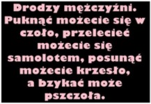 Przesłanie dla mężczyzn