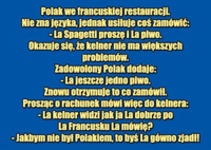 Świetny kawał; POLAK próbuje mówić po francusku!