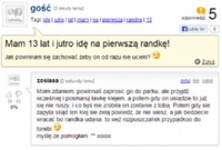 Ma 13 lat i idzie na pierwszą randkę... Zobacz co jej doradzili :D