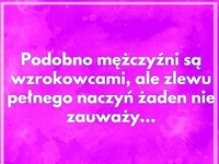 Podobno mężczyźni są wzrokowcami