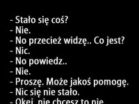 Stało się coś...