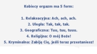 Kobiecy orgazm ma 5 form, zobacz jakie... Najlepsza jest piąta! :D