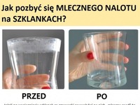 Jak pozbyć się MLECZNEGO NALOTU na szklankach?