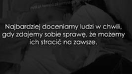 Najbardziej doceniamy ludzi