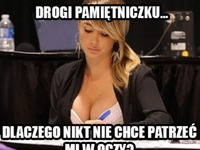 Drogi pamiętniczku ;D