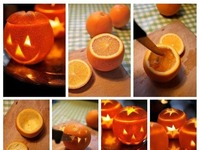 Lampiony z pomarańczy