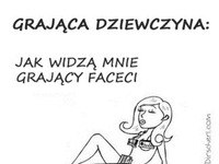 Grająca dziewczyna w realnym życiu, to prawda :D