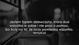 Jestem typem dziewczyny, która...